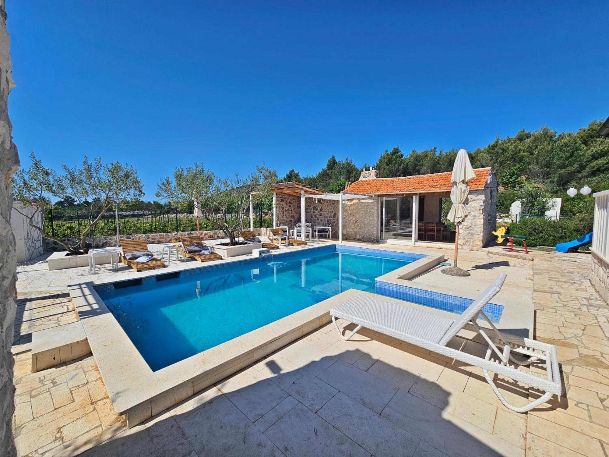 Villa Flamingo - House With Private Pool Gornji Seget Exterior foto